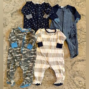 Baby boy sleeper bundle size 0-3 months